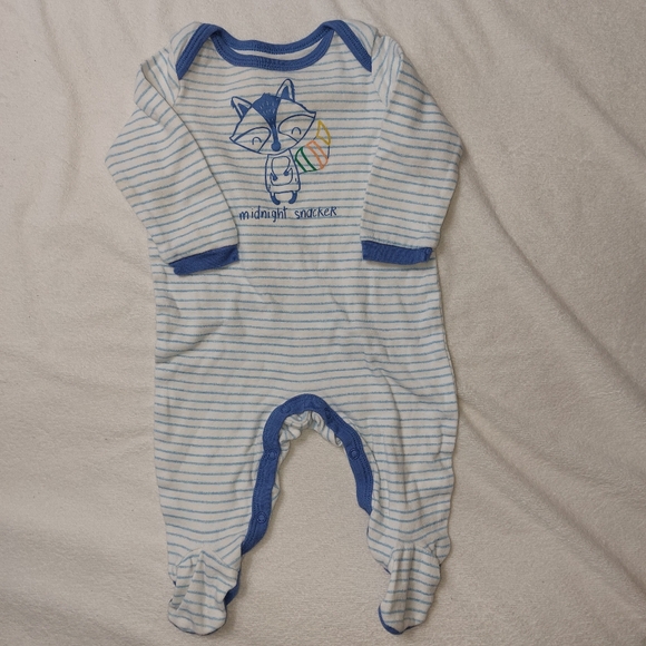 5 pc. Boy's 3M Lot of Footed Sleepers - incl. Fleece Christmas Sleeper - Picture 12 of 16